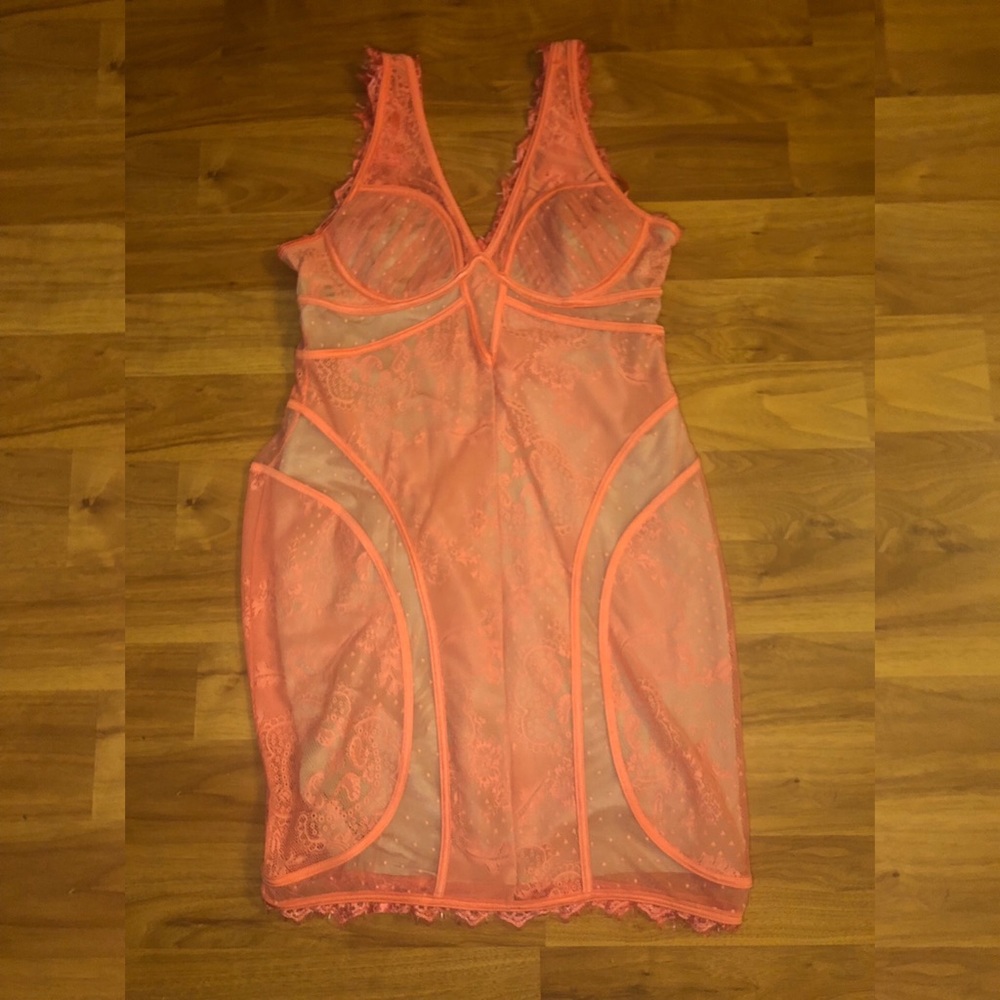 ↙️Bebe Coral Lace Dress XL↘️
